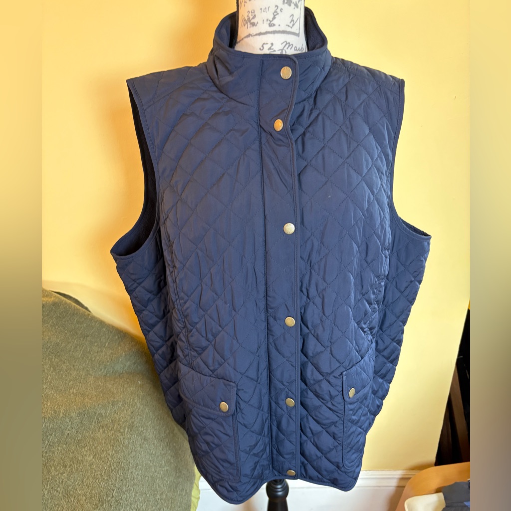 Talbots Quilted Vest 3x P